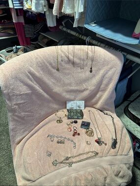 ALL of this Jewelry !! “J” initial gold necklace is the only one